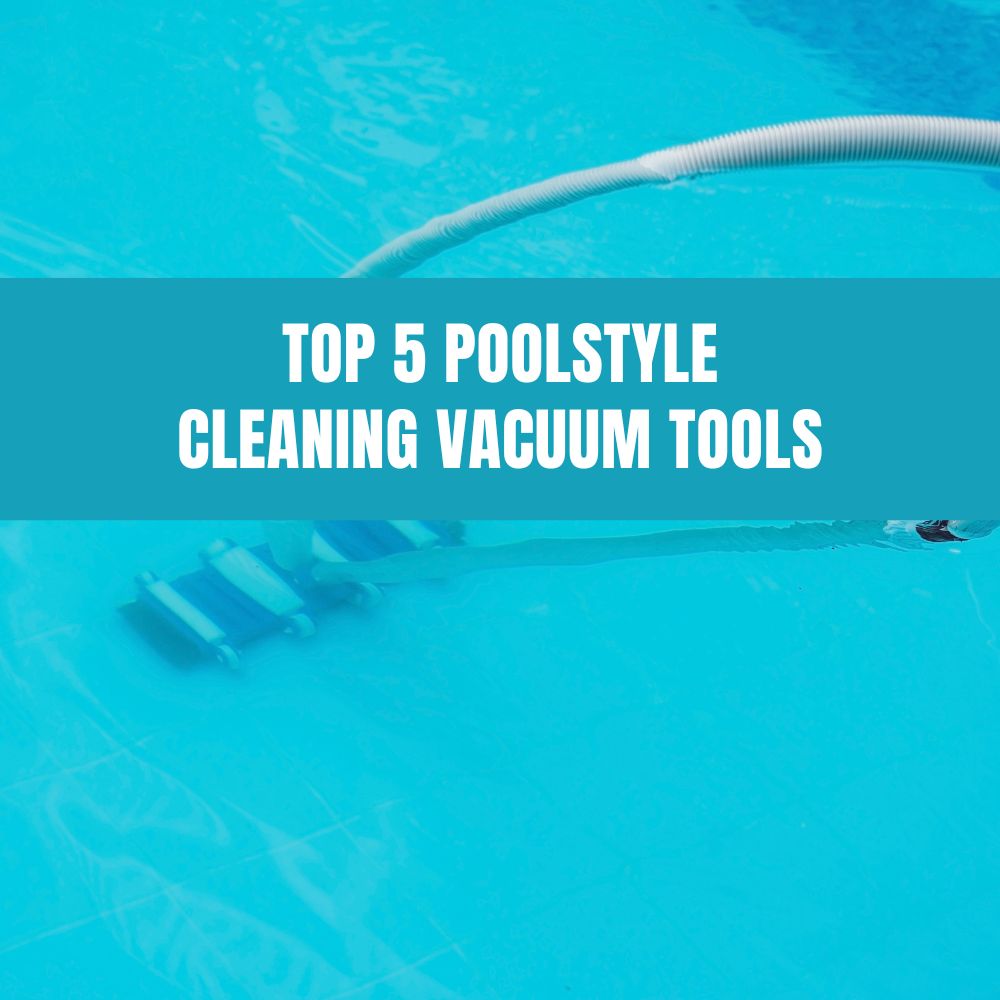 PoolStyle 14 inch Deluxe Series Vacuum Head with ABS Handle for efficient pool cleaning