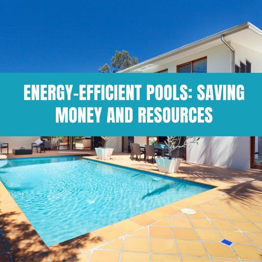 Energy-efficient pool with a variable speed pump and LED lighting, reducing energy consumption and saving money