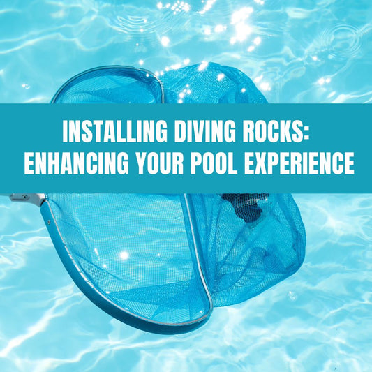 Guide to installing diving rocks for a natural and safe pool diving experience