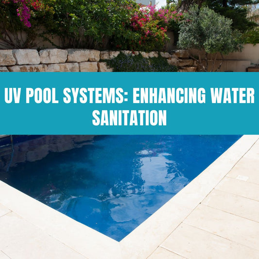 UV pool system enhancing water sanitation with ultraviolet light, reducing chemical usage and improving water quality."