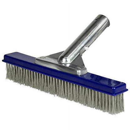 Poolstyle 10" K316CB/SCP Deluxe Series Algae Brush With Aluminum Back and Stainless Steel Bristles