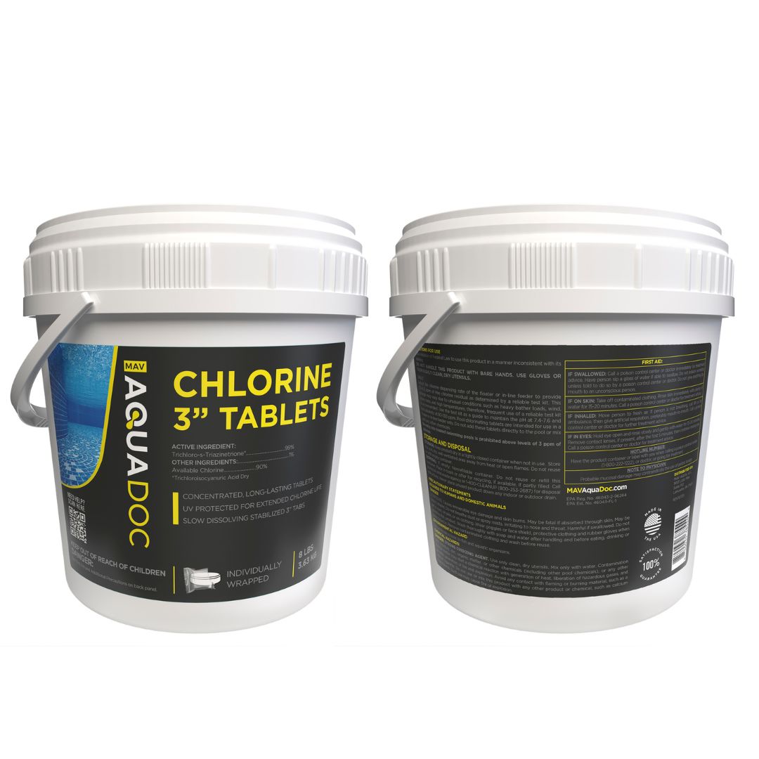 AquaDoc Chlorine Tablets for Consistent Chlorine Levels