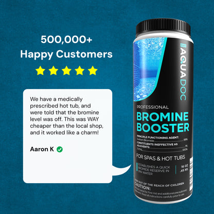 Fast-acting Bromine Booster for spas