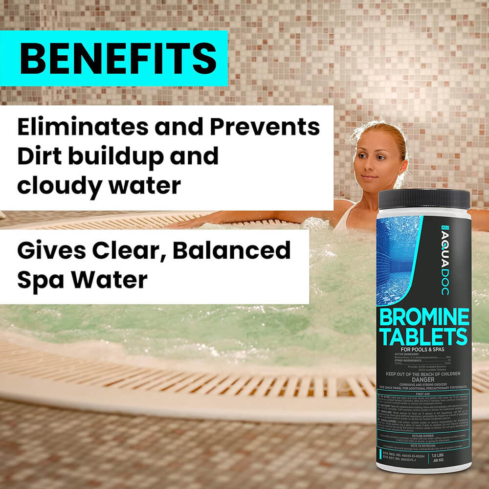 Keep your spa clean with Bromine Tablets