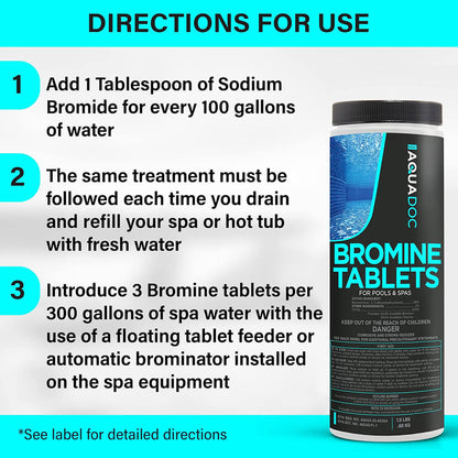 Safe and clean spa experience with Bromine Tablets