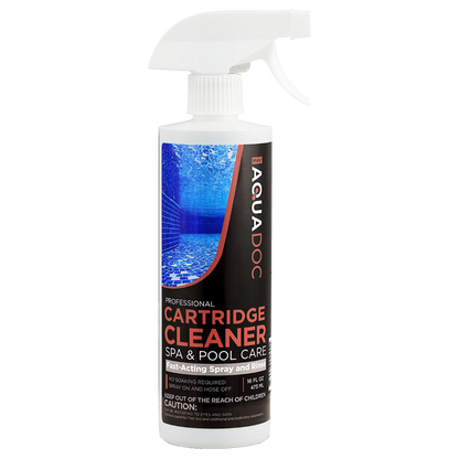 Cartridge cleaner for pool and spa, keeps filters running efficiently