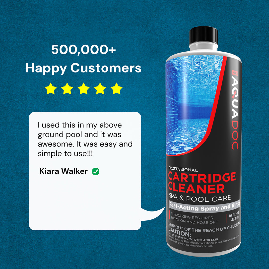 Revitalize your pool and spa filters with Cartridge Cleaner Spray