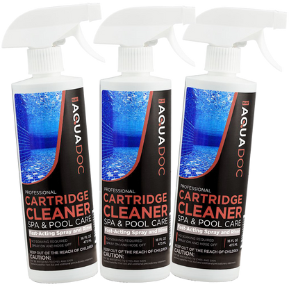 Cartridge cleaner, essential for clean and efficient pool and spa filtration