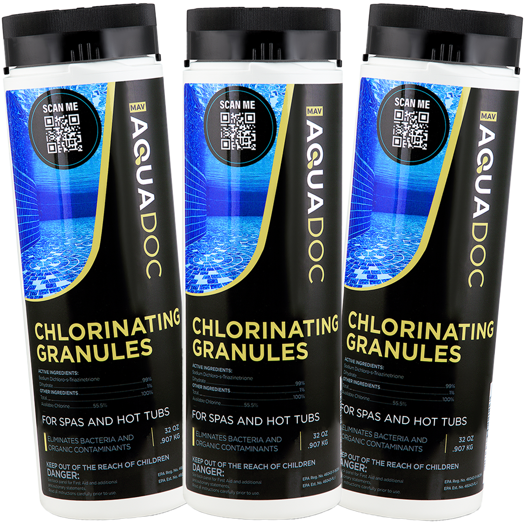 AquaChlorine-1, essential chlorine treatment for spas