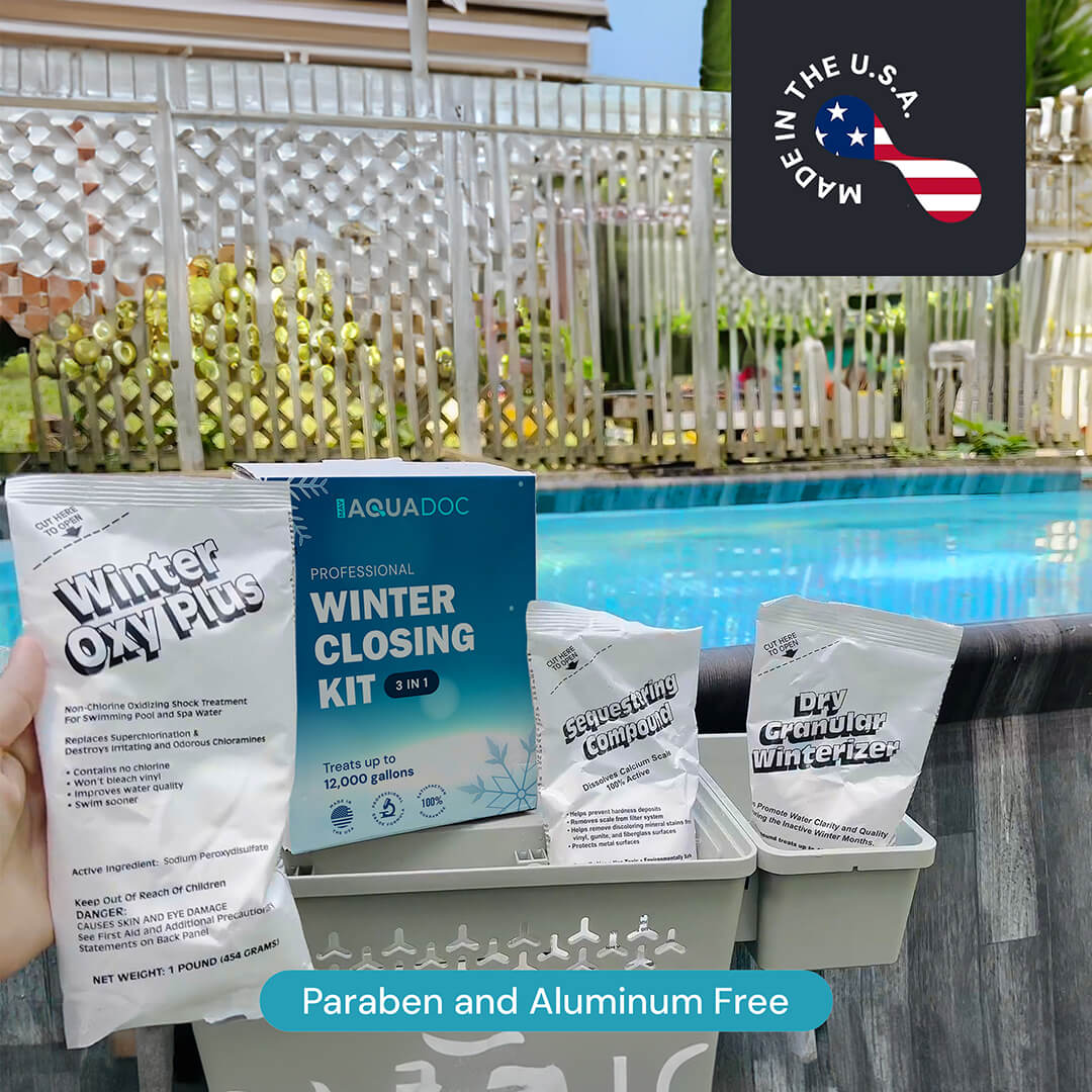 AquaDoc Complete Pool Winterizing Kit for protecting your pool during winter.