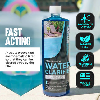 Pool clarifier for sparkling clear pool water