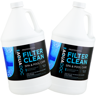 aquadoc filter cleaner 128oz 2 pack