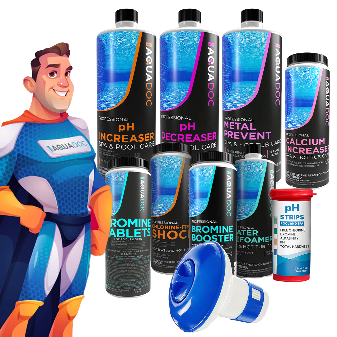 bromine hot tub hero kit