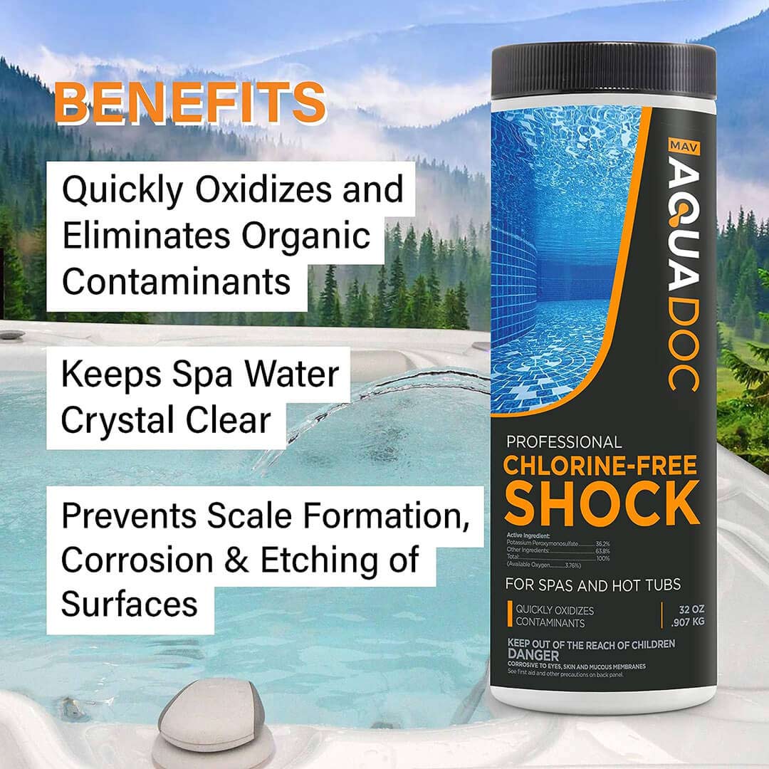 Eliminate cloudy water with Non-Chlorine Spa Shock
