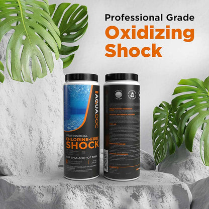 No chlorine odor with Non-Chlorine Spa Shock for hot tubs