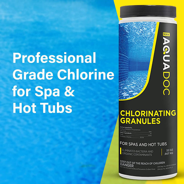 AquaDoc Chlorine Granules: Spa & Hot Tub Water Treatment