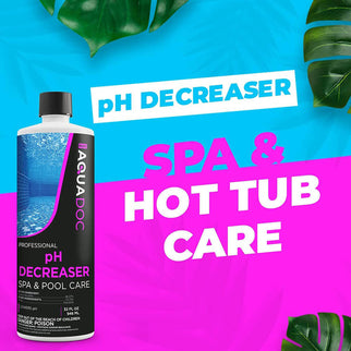 Maintain optimal pH balance with pH Decreaser for hot tubs