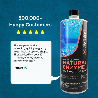 Maintain a clean hot tub with Natural Spa Enzyme