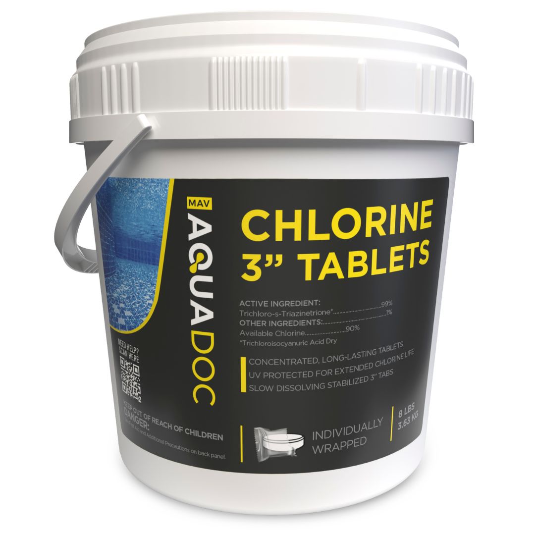 AquaDoc Pool Chlorine Tablets with UV Protection