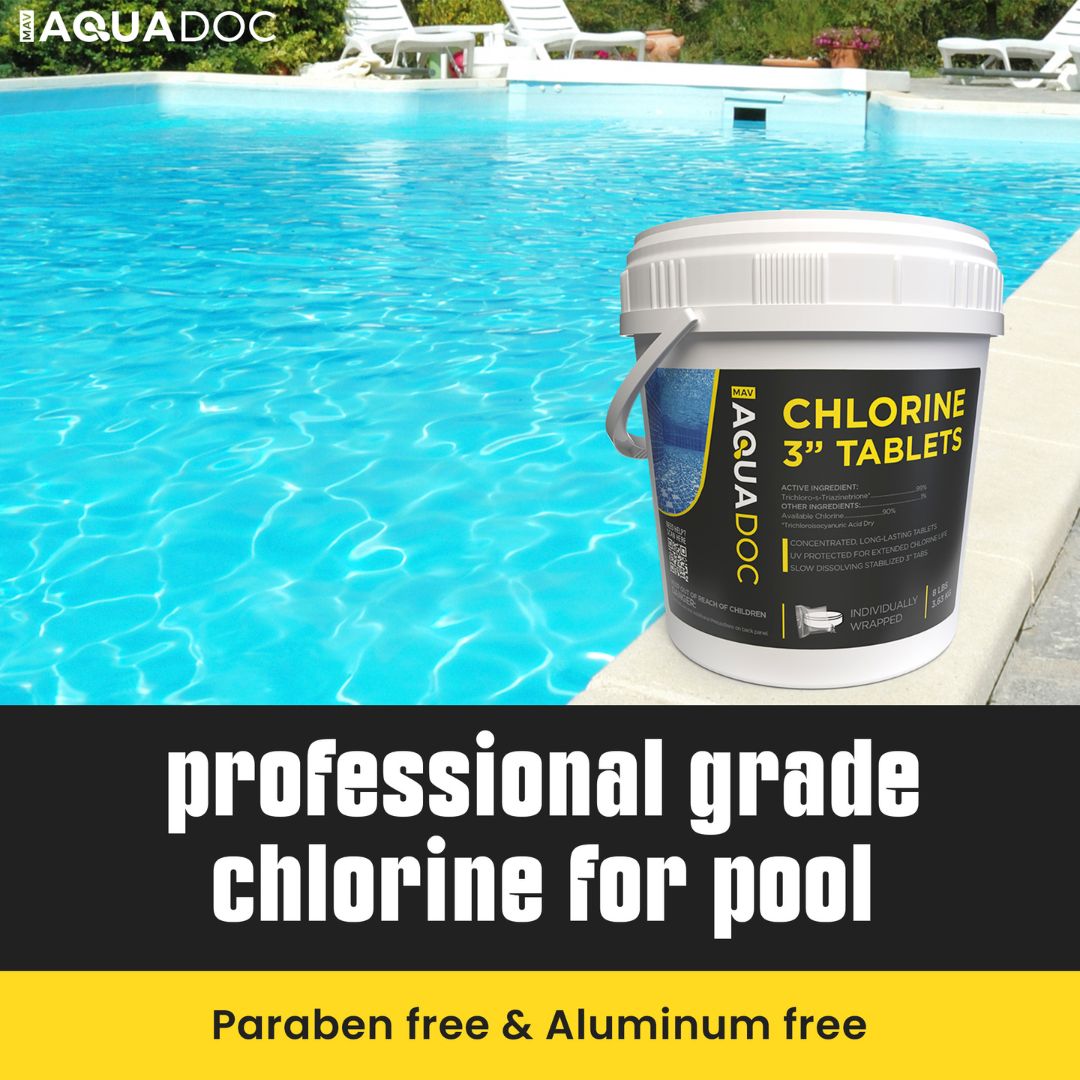 Premium Slow-Dissolving AquaDoc Chlorine Tablets