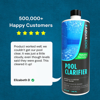 Reduce sanitizer use with Natural Pool Clarifier