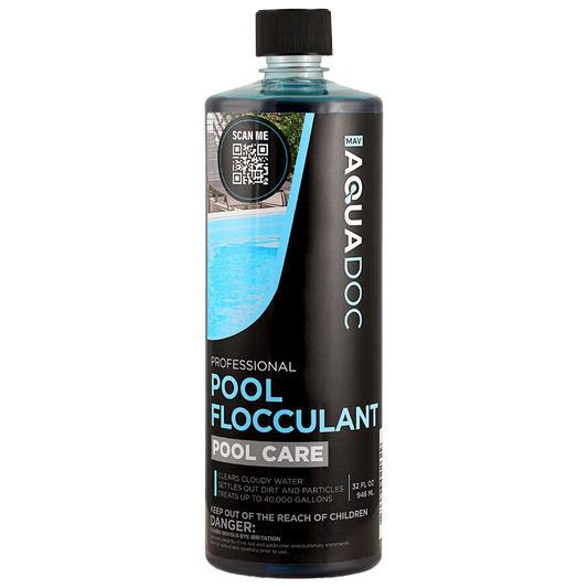 AquaFlocculent, quickly clears cloudy pool water