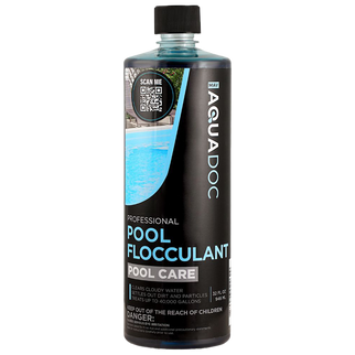 AquaFlocculent, quickly clears cloudy pool water