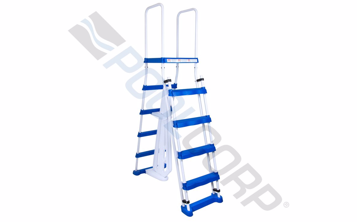 48"-52" Wall Above Ground Entry Ladder with Safety Barrier