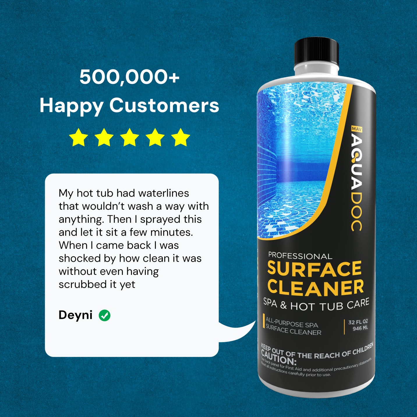 Spa Surface Cleaner for Hot Tub