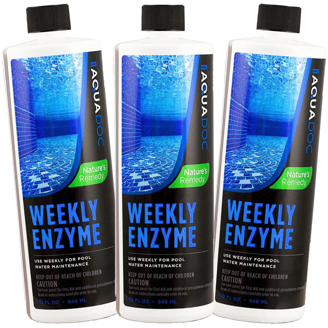 Eco-friendly NatureWeeklyEnz for clean and balanced pool water