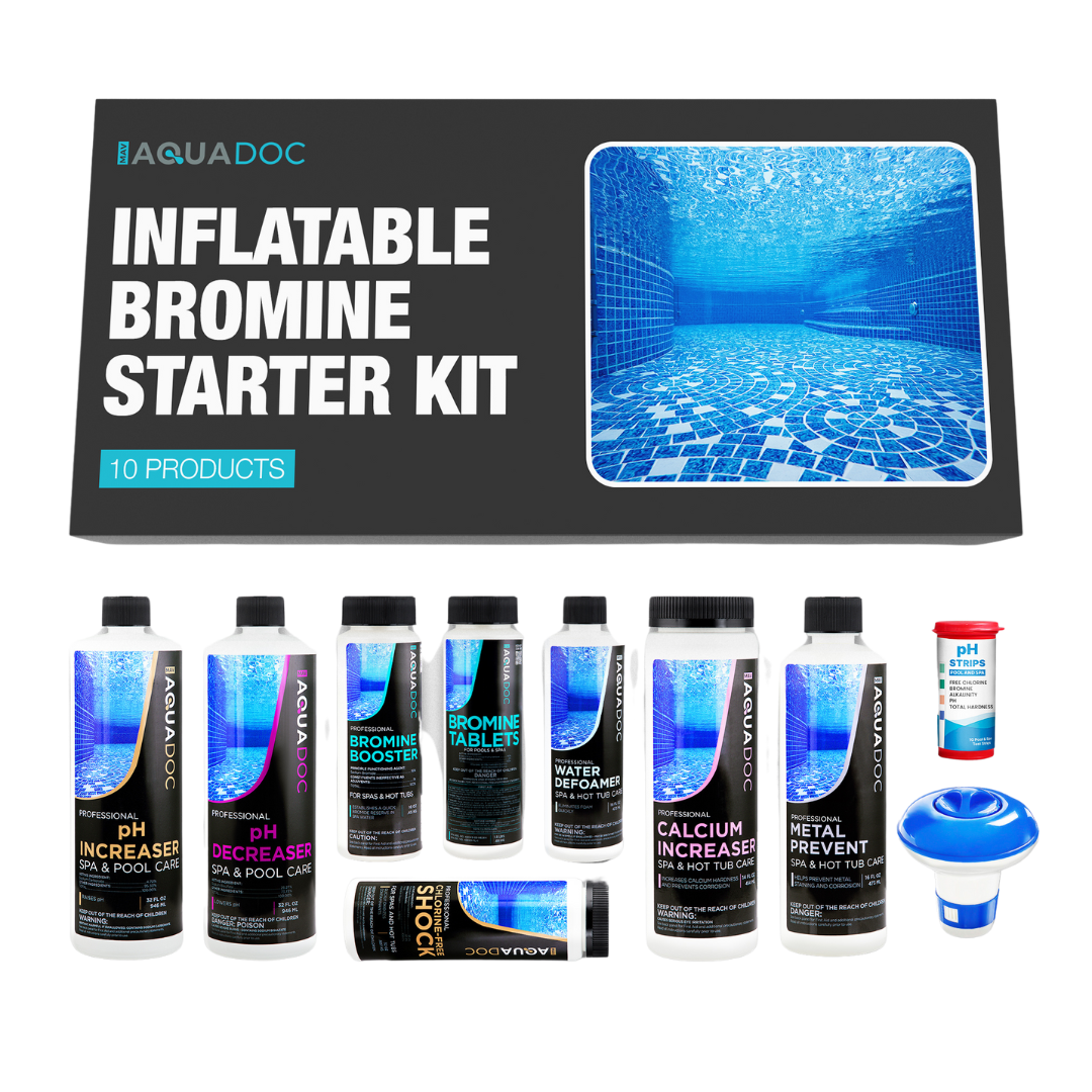 Inflatable Chlorine Hot Tub Kit ensuring clean, balanced, and safe water