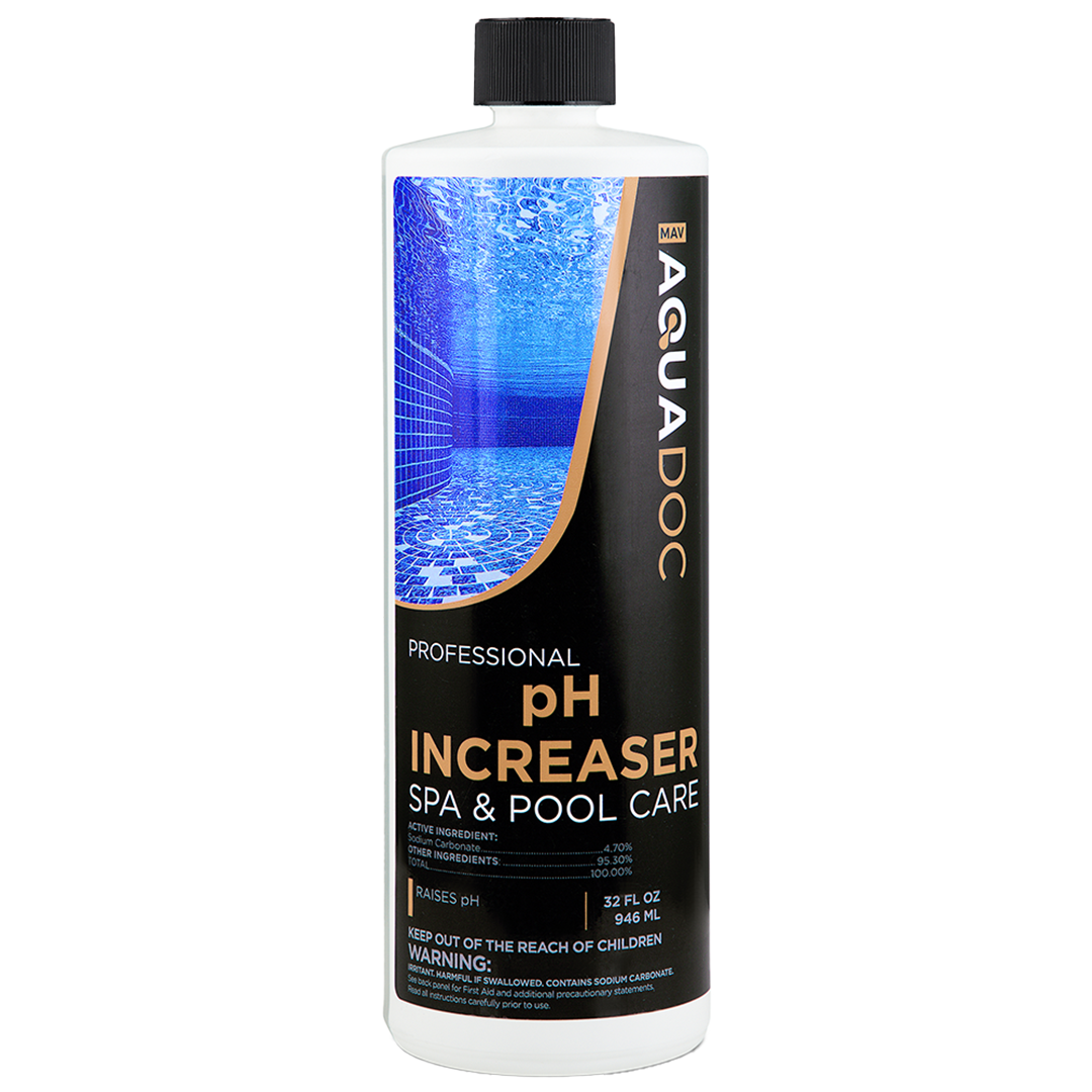 PHIncreaser, raises pH levels in spa water