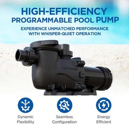 Quiet & Powerful Hayward MaxFlo XE Pool Pump.